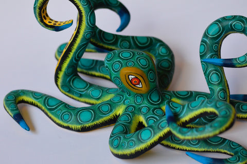 Pulpo Verde Eleazar Alebrije