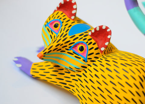 Opossum Amarillo Alebrije