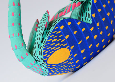 Armadillo Verde Agua Alebrije