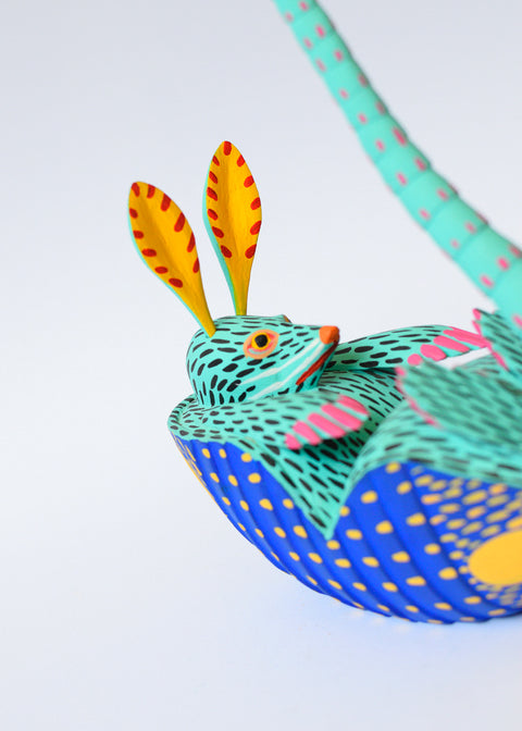 Armadillo Verde Agua Alebrije