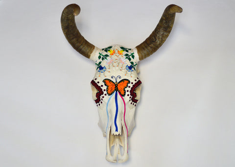 Cabeza con Mariposa