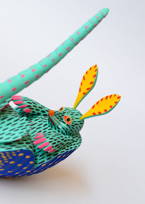 Armadillo Verde Agua Alebrije