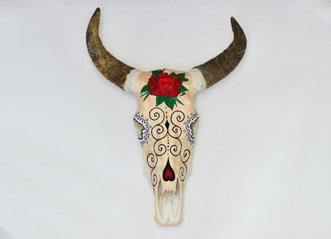 Cabeza con Rosa