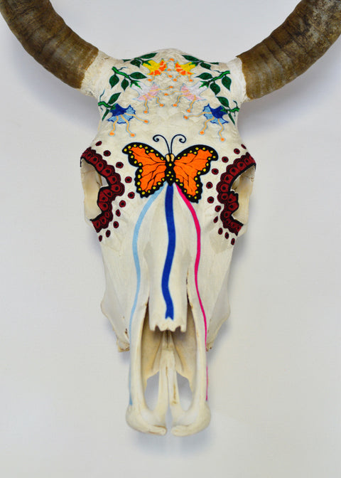 Cabeza con Mariposa