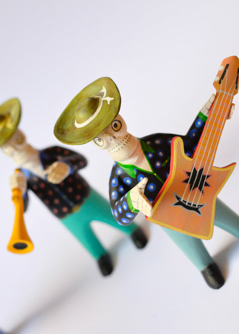 Banda de 4 Esqueletos Alebrije