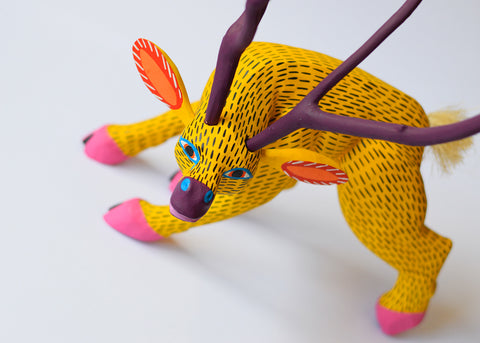 Alce Amarillo Alebrije