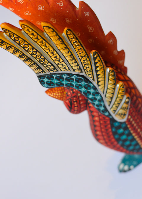 Buho Rojo Alebrije