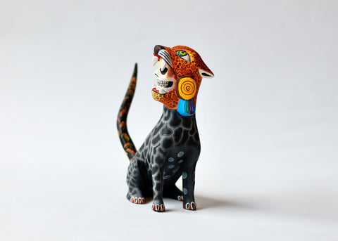 Calaca con Tigre Alebrije