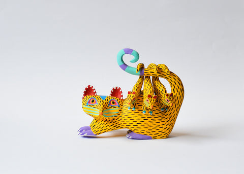 Opossum Amarillo Alebrije