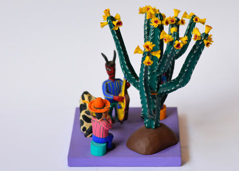 Cacus Amarillo Alebrije