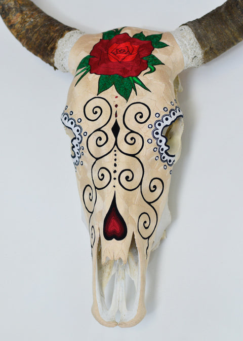 Cabeza con Rosa