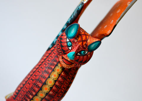 Buho Rojo Alebrije
