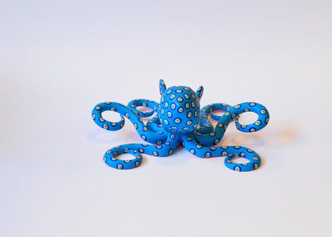 Pulpo Celeste Mediano Alebrije