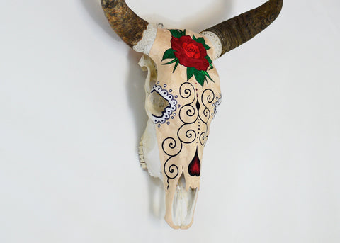 Cabeza con Rosa
