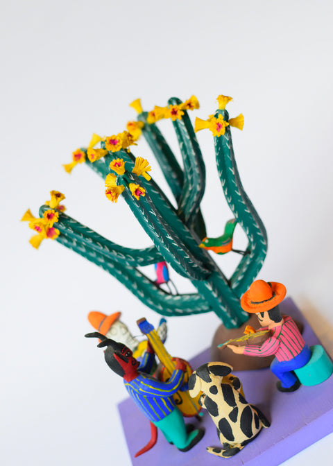 Cacus Amarillo Alebrije